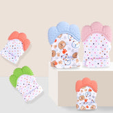 Baby Beißring Baby Anti-Biss Silikon Molaren Handschuhe Kinder Sound Spielzeug